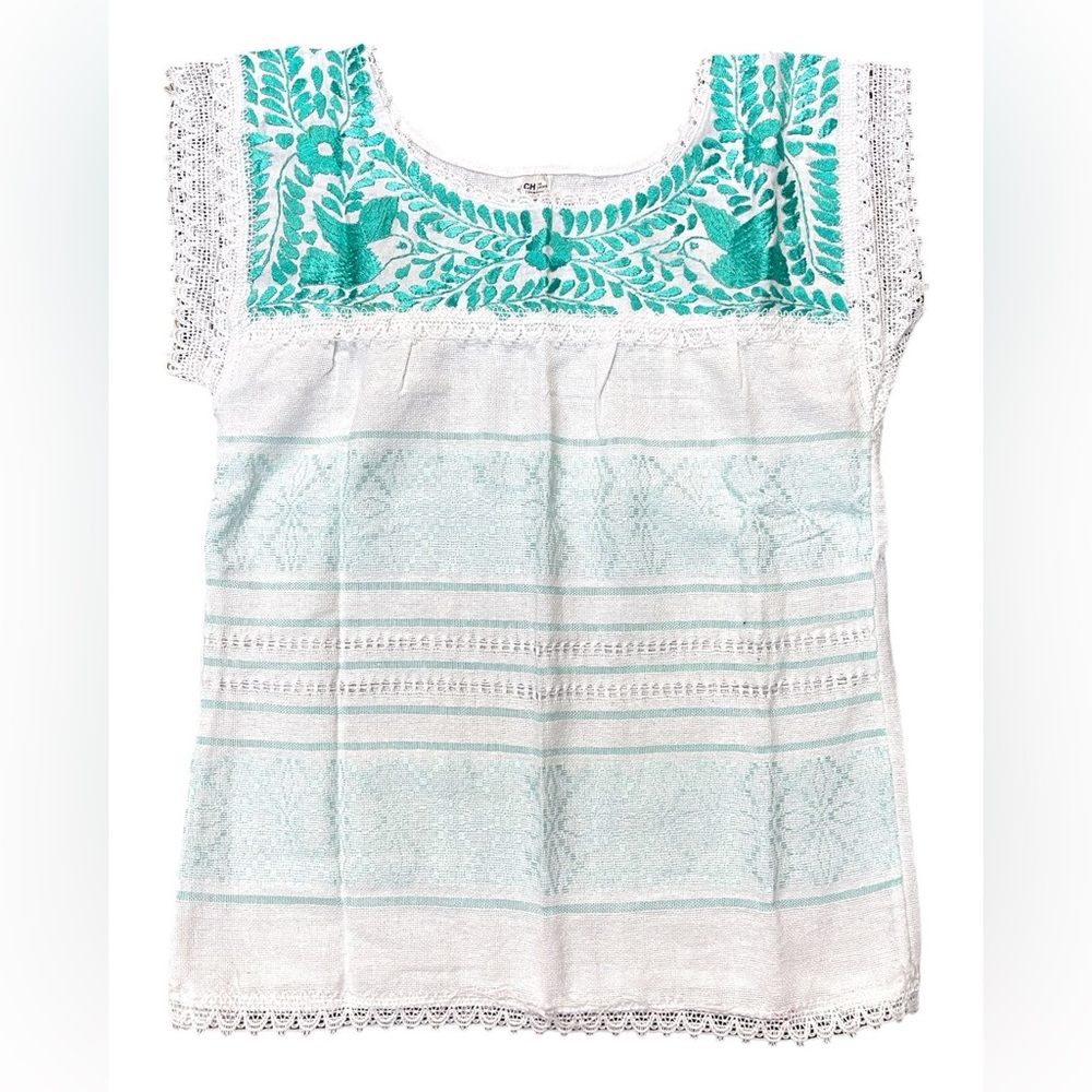 Oaxaca Paloma White | Mint Top